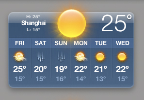 shanghai weather curse